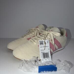 adidas Taekwondo Lace Women's Low Top Sneakers Beige/Pink Lace-Up JQ3518